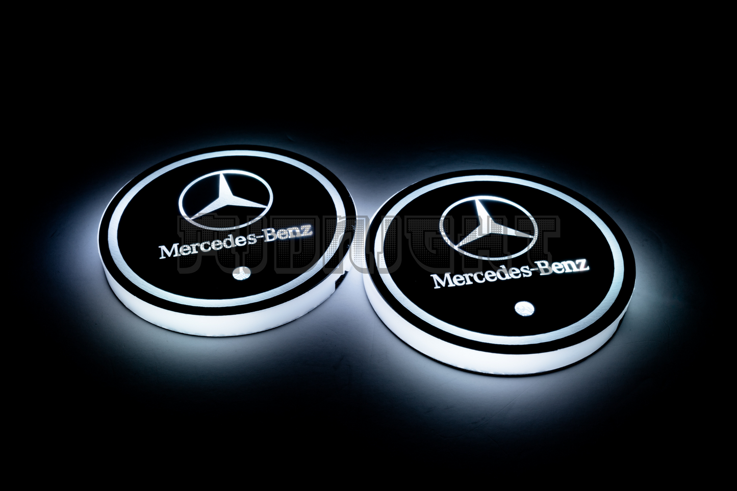 Mercedes Benz LED Cup Holder Coaster