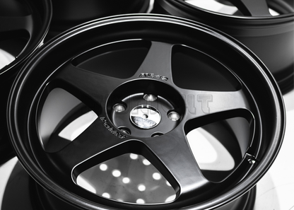 18" Satin Black AVID1 AV41 Style Wheels (5x114.3) Square Set