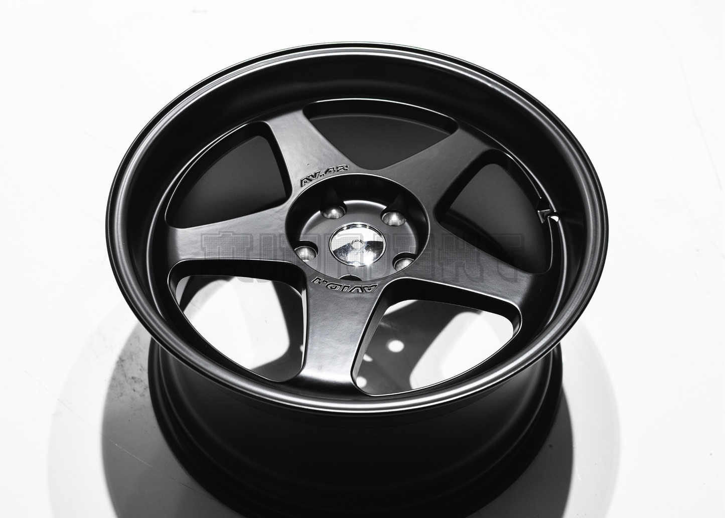 18" Satin Black AVID1 AV41 Style Wheels (5x114.3) Square Set