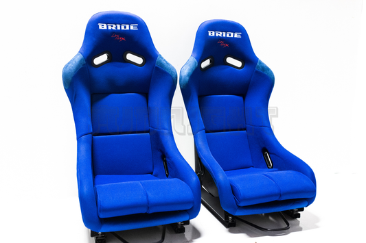 Bride VIOS III Style Blue Carbon Fiber Fixed Back Bucket Seat