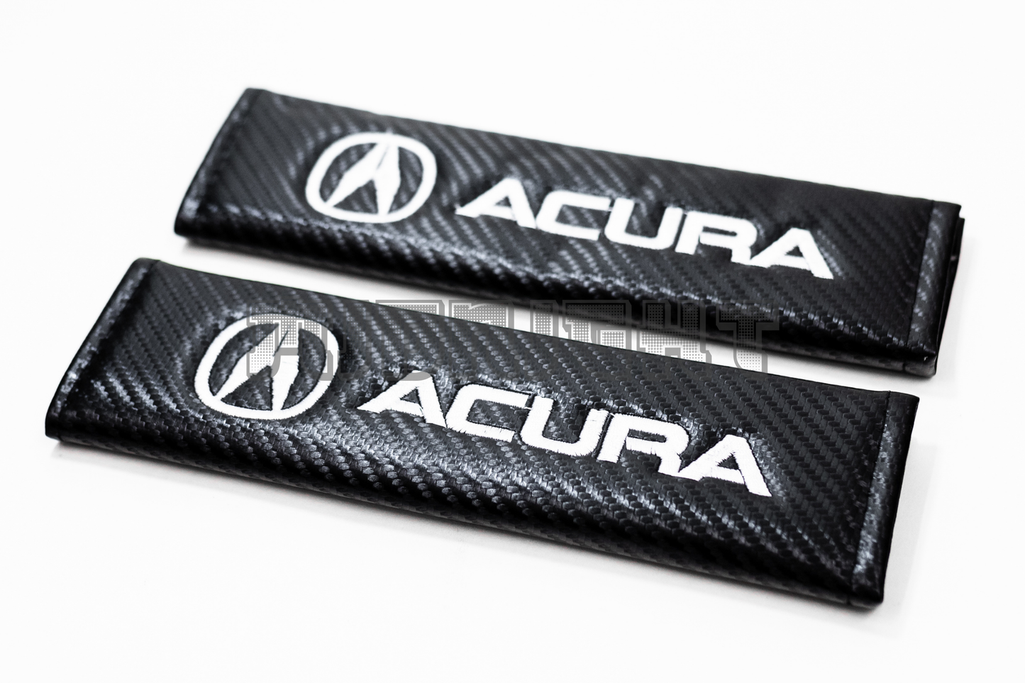 Acura Carbon Fiber Style Seat Belt Strap Covers