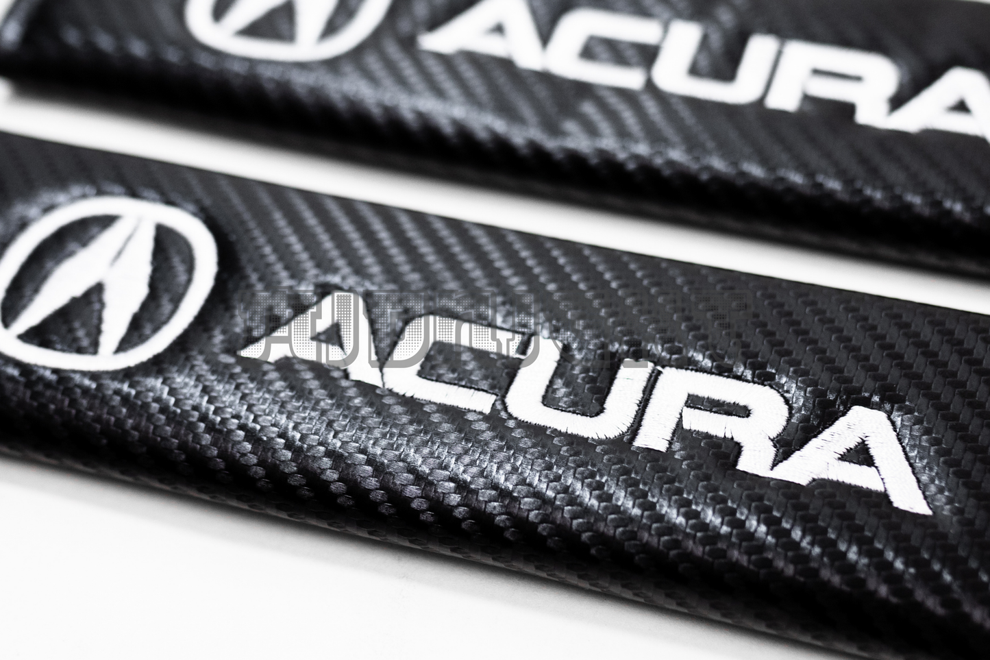 Acura Carbon Fiber Style Seat Belt Strap Covers