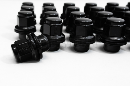 24x BLACK TOYOTA 4RUNNER TACOMA CRUISER  FACTORY MAG SEAT LUG NUT M12x1.5
