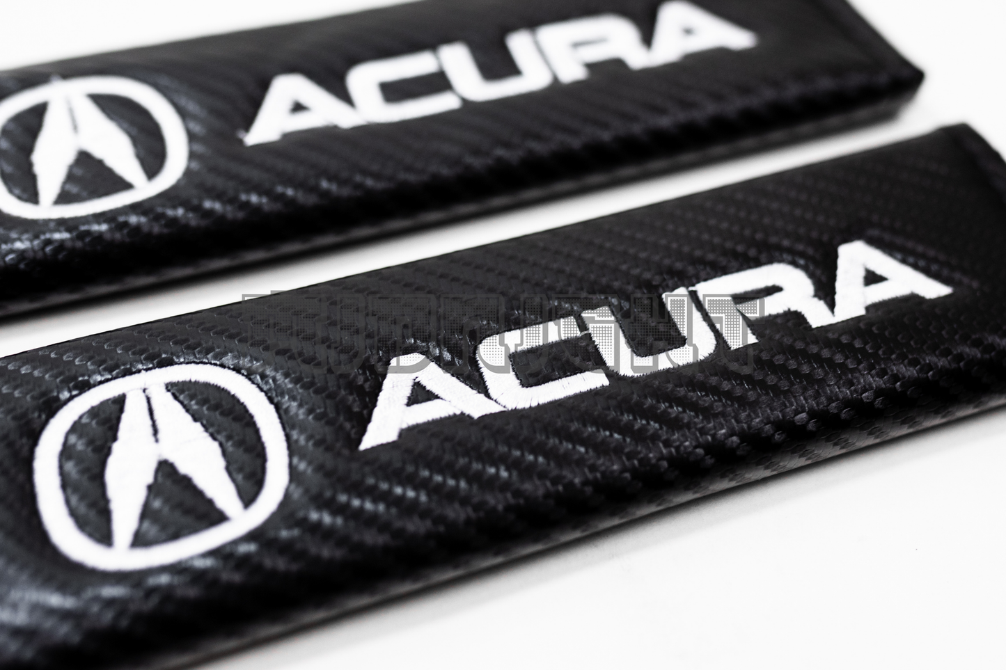 Acura Carbon Fiber Style Seat Belt Strap Covers