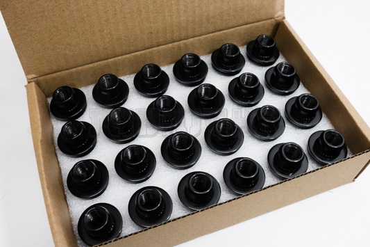 24x BLACK TOYOTA 4RUNNER TACOMA CRUISER  FACTORY MAG SEAT LUG NUT M12x1.5