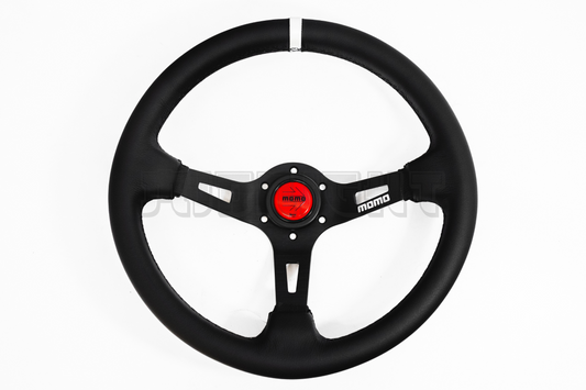 MOMO MOD 08 Style 330mm Leather Steering Wheel