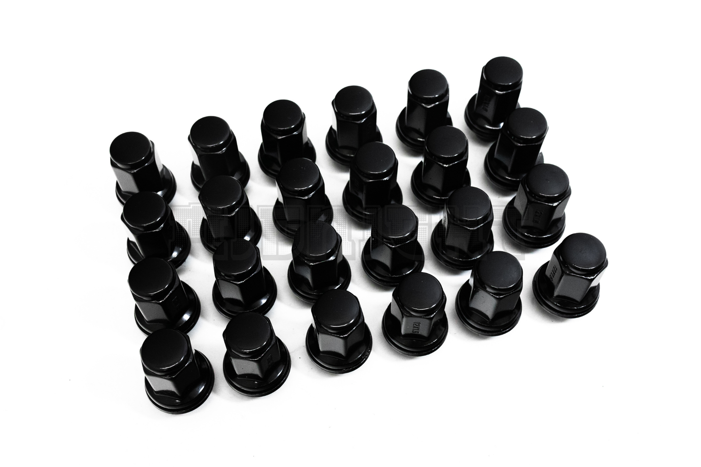 24x BLACK TOYOTA 4RUNNER TACOMA CRUISER FACTORY MAG SEAT LUG NUT M12x1.85
