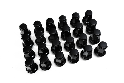 24x BLACK TOYOTA 4RUNNER TACOMA CRUISER FACTORY MAG SEAT LUG NUT M12x1.85