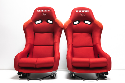 Bride VIOS III Style Red Fixed Back Seat