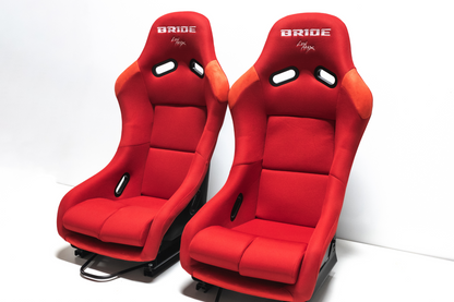 Bride VIOS III Style Red Fixed Back Seat