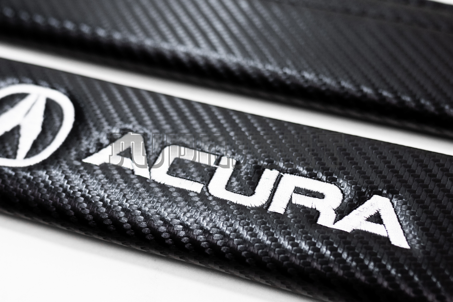 Acura Carbon Fiber Style Seat Belt Strap Covers