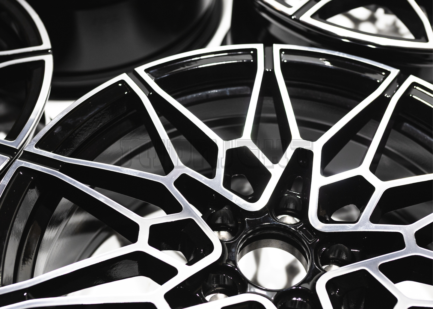 19" Gloss Black Machined M Sport Style Wheels For BMW (5x120) Staggered Set 19x8/9.0