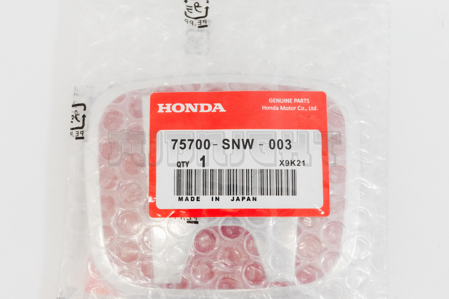 Honda JDM Front Emblem 75700-SNW-003