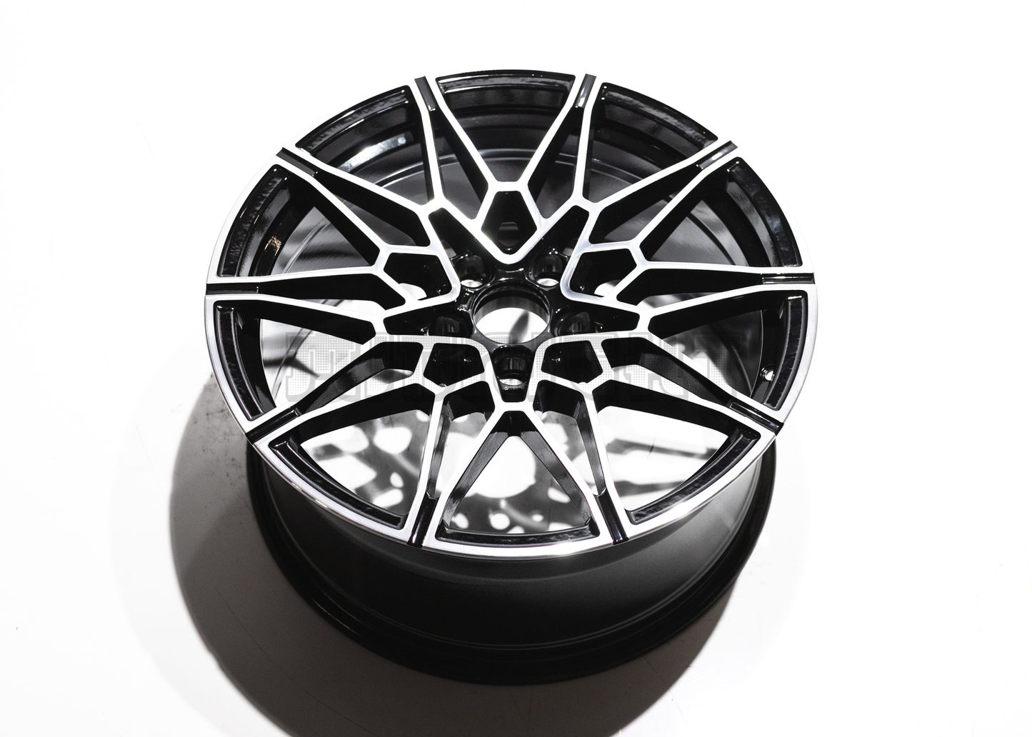 19" Gloss Black Machined M Sport Style Wheels For BMW (5x120) Staggered Set 19x8/9.0