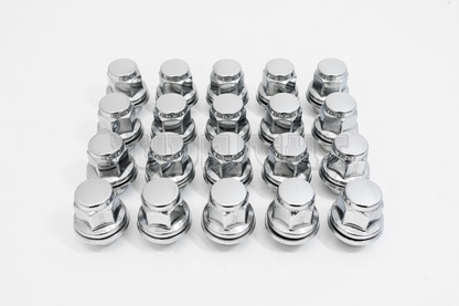 20x Chrome Nissan Infiniti 12x1.25 Factory Style Mag Type Replacement Lug Nut