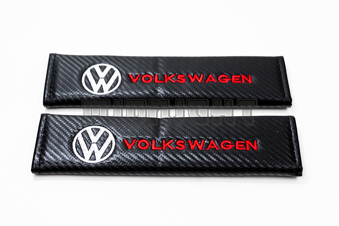 Volkswagen Carbon Fiber Style Seat Belt Strap Covers