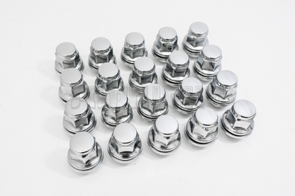 20x Chrome Nissan Infiniti 12x1.25 Factory Style Mag Type Replacement Lug Nut