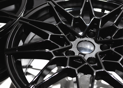 18" Gloss Black M Sport Style Wheels For BMW (5x120) Staggered Set 18x8/9.0