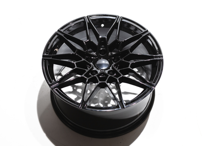 18" Gloss Black M Sport Style Wheels For BMW (5x120) Staggered Set 18x8/9.0