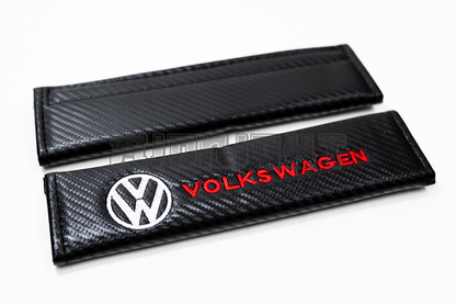 Volkswagen Carbon Fiber Style Seat Belt Strap Covers