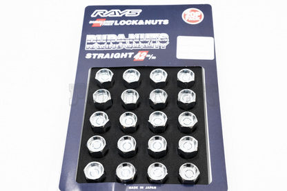 Rays Style DURA-NUTS Chrome Racing Quality Lug Nut Lock Set 12x1.25 / 12x1.5