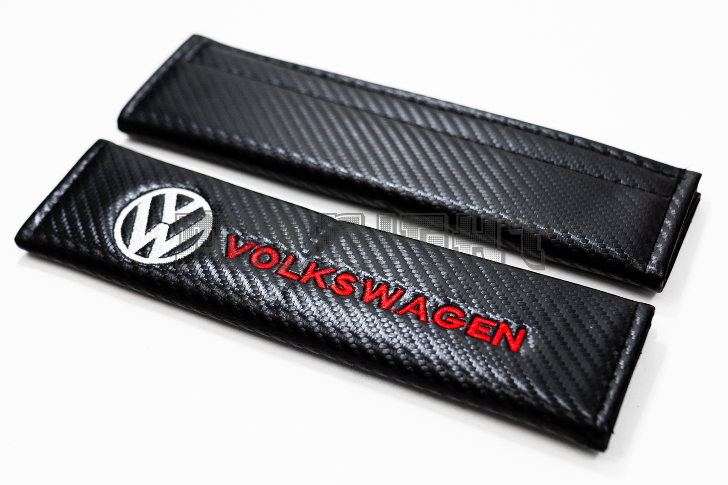 Volkswagen Carbon Fiber Style Seat Belt Strap Covers