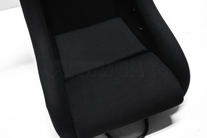 Bride Zeta II Kevlar Style Black Fixed Back Seat