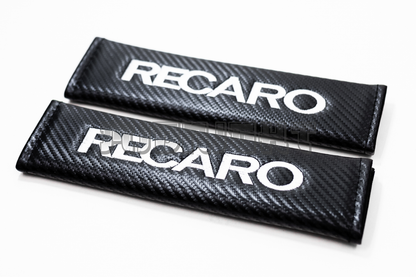 Recaro Carbon Fiber Style Seat Belt Strap Covers