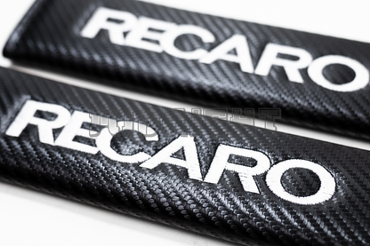 Recaro Carbon Fiber Style Seat Belt Strap Covers