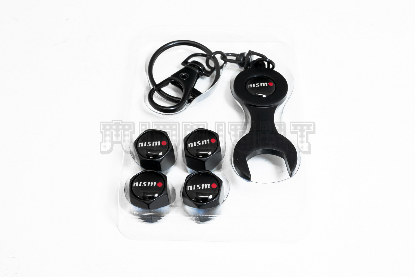 Nissan Nismo Valve Stem Caps With Wrench Keychain