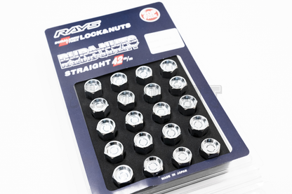 Rays Style DURA-NUTS Chrome Racing Quality Lug Nut Lock Set 12x1.25 / 12x1.5