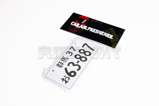 63-87 JDM License Plate Style Air Freshener