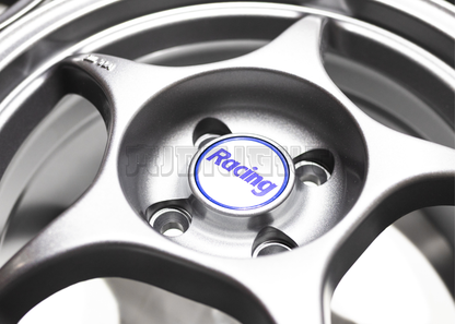 15" Matte Gunmetal 5 Spoke JDM Wheels (4x100) Squared Set