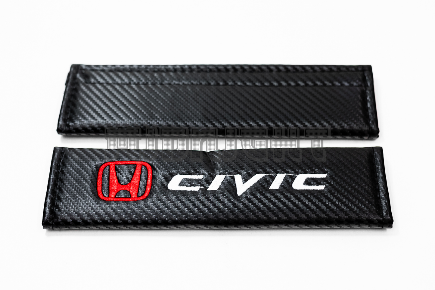 Honda Civic Carbon Fiber Style Seat Belt Strap Covers