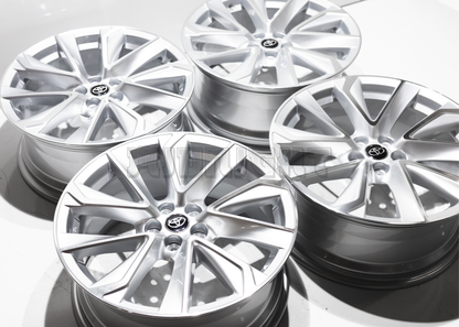 18" Silver Machined Wheels For Toyota Sedan Van SUV (5x114.3) Square Set