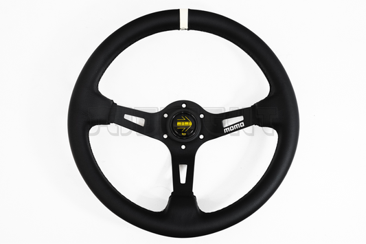 MOMO MOD 08 Style 330mm Leather Steering Wheel