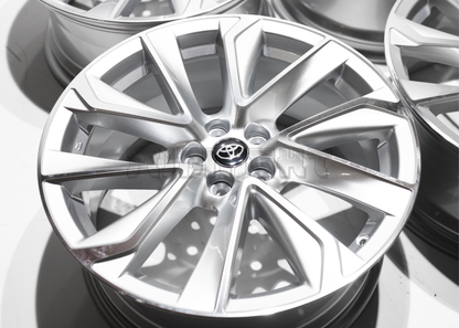 18" Silver Machined Wheels For Toyota Sedan Van SUV (5x114.3) Square Set