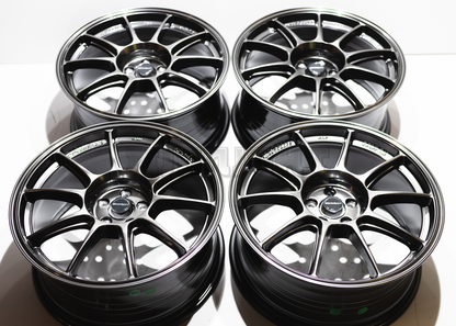 18" Gunmetal Gray Wedsport TC105X Style Wheels (5x114.3) Square Set