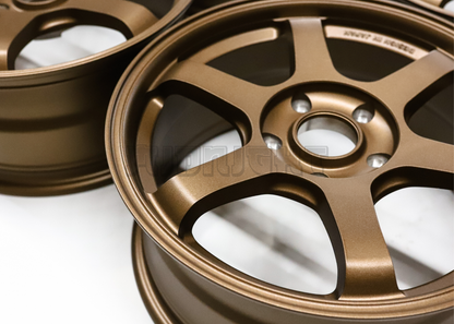 16" Bronze Wheels TE37 Style (5x114.3) Squared Set