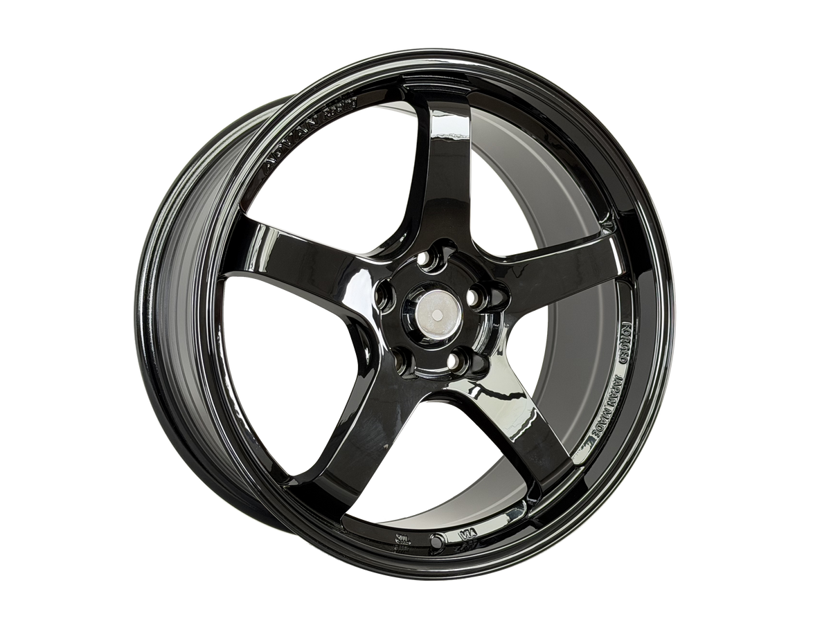 18" Black Advan Style Wheels Set of 4 18x8.5 +35 5x114.3