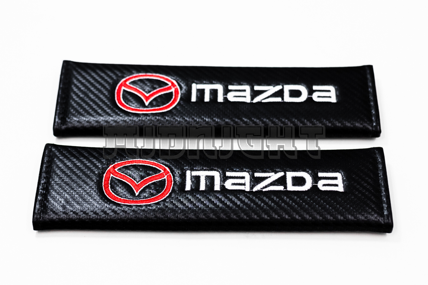 Mazda Carbon Fiber Style Seat Belt Strap Covers