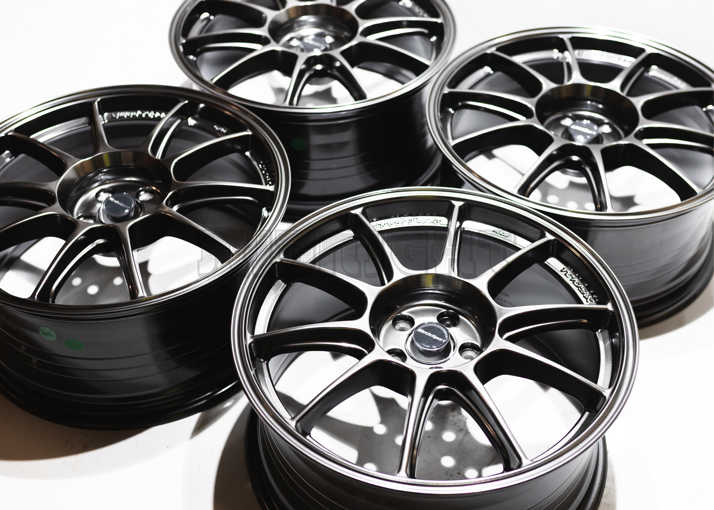 18" Gunmetal Gray Wedsport TC105X Style Wheels (5x114.3) Square Set