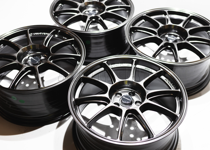 18" Gunmetal Gray Wedsport TC105X Style Wheels (5x114.3) Square Set