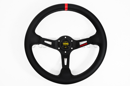 MOMO MOD 08 Style 330mm Leather Steering Wheel