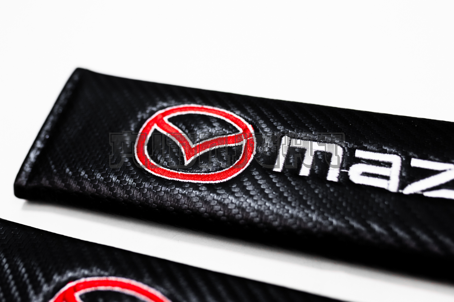 Mazda Carbon Fiber Style Seat Belt Strap Covers