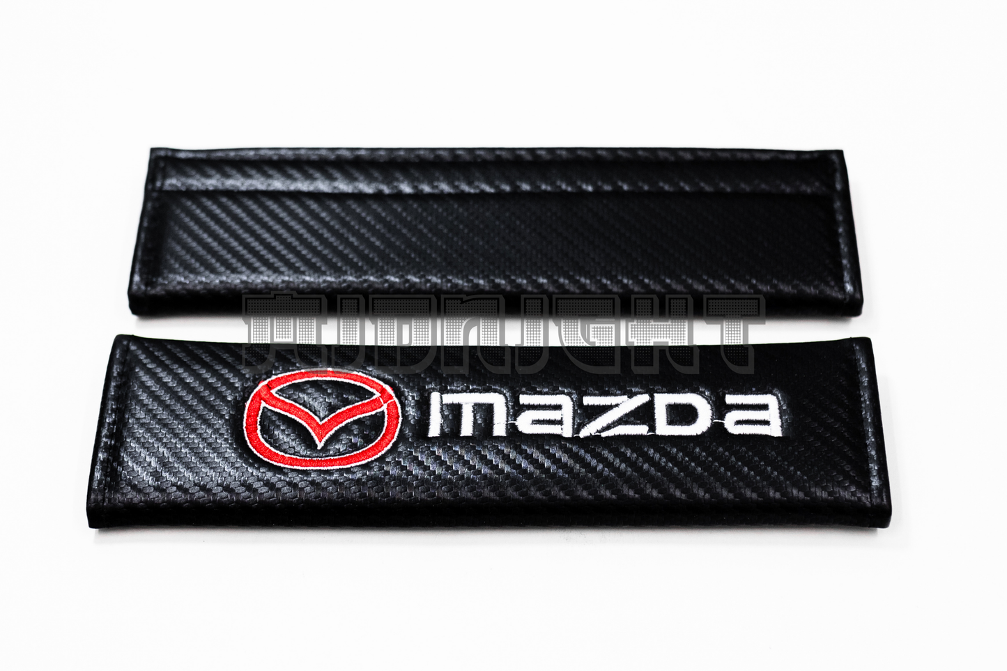 Mazda Carbon Fiber Style Seat Belt Strap Covers