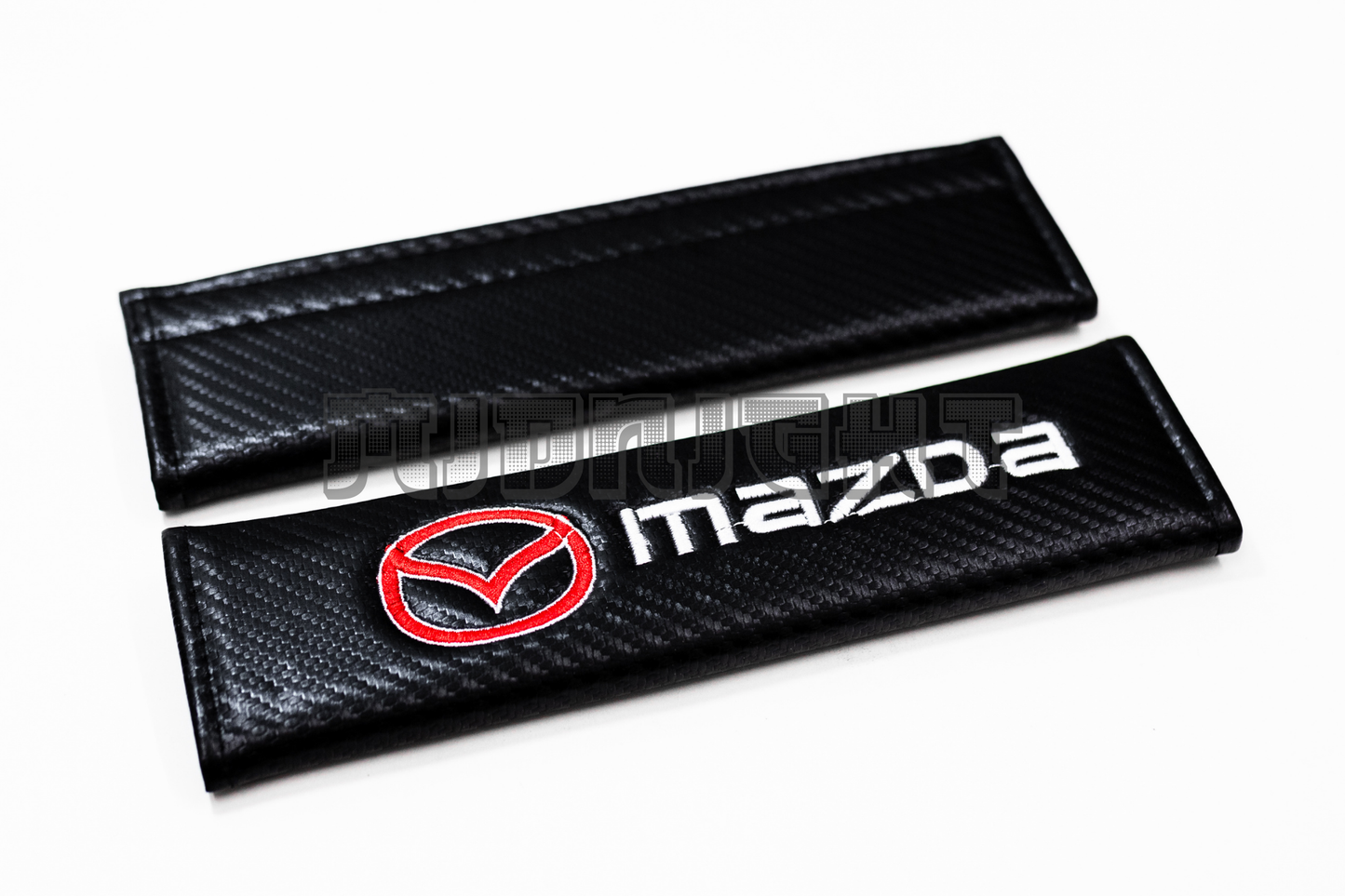 Mazda Carbon Fiber Style Seat Belt Strap Covers