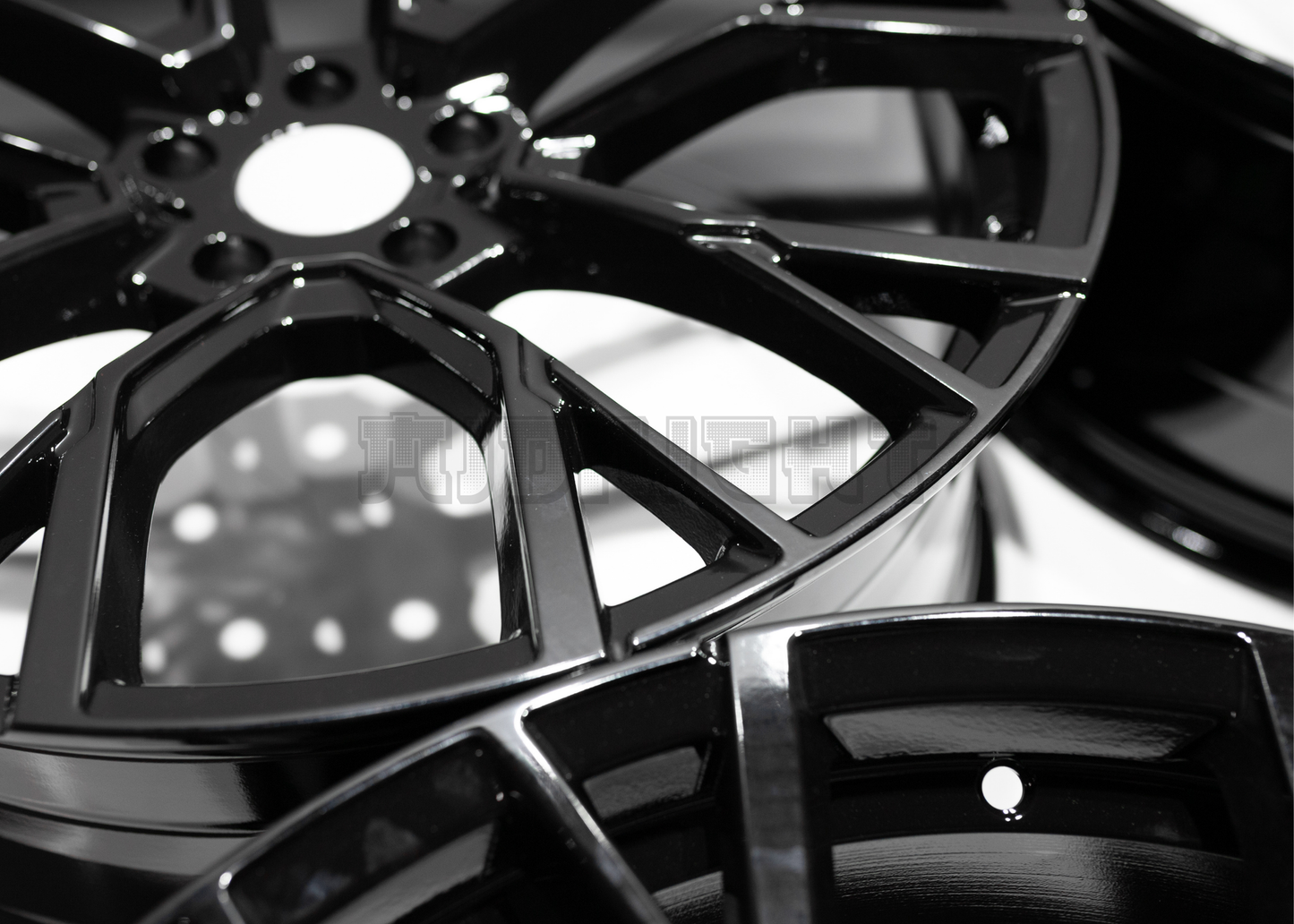 22" Gloss Black M Sport Style Wheels For BMW (5x120) Staggered Set 22x9.5/10.5