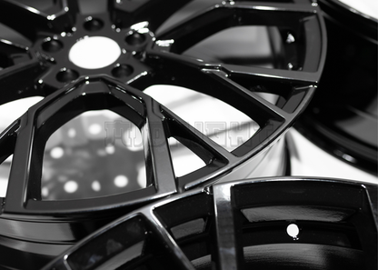 22" Gloss Black M Sport Style Wheels For BMW (5x120) Staggered Set 22x9.5/10.5