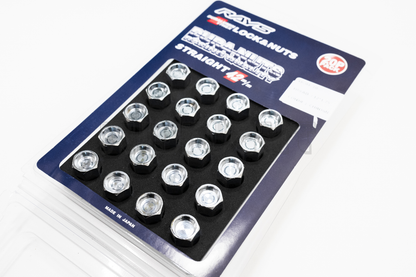 Rays Style DURA-NUTS Chrome Racing Quality Lug Nut Lock Set 12x1.25 / 12x1.5